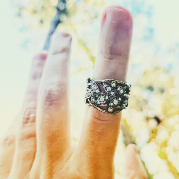 Into The Woods Vines Diamond Ring Size 7.5 - Picture 3 of 10